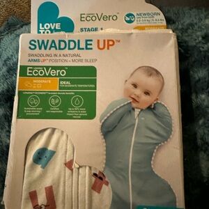 Love To Dream Swaddle Up in ABC design